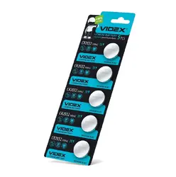 ПАКЕТ ОТ 5бр CR-2032/5TB/3V VIDEX