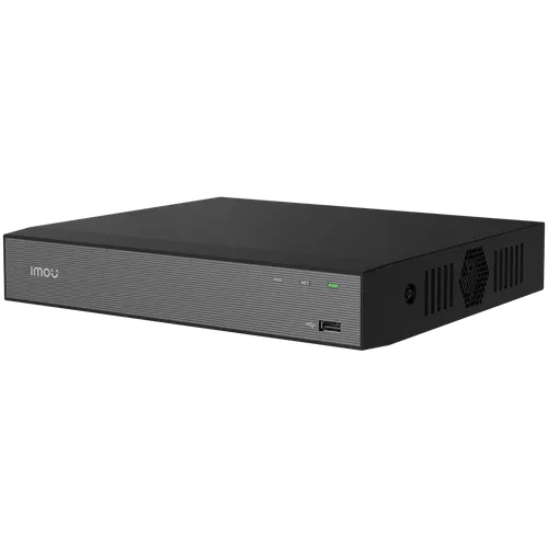 Imou 10-ch NVR, H.265, Max 8MP/15 fps, 1x RJ45 10/100, 1x VGA, 1x HDMI, 2x USB, 1x SATA max 16TB, Built-in Mic and Speaker, ONVIF, Smart detection (Motion, Person, Vehicle), DC 12V 2A