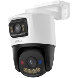 Imou Dual-Lens PoE Outdoor Smart IP PTZ Camera, 5MP+5MP, 3.6mm 76H, 0-260 Pan, 0-25 Tilt, IR up to 30m, H.265, 15 fps, 8x digital zoom, Motion detection, crossing line, Mic and Speaker, micro SD up to 512GB, 1x RJ45, PoE DC 12V, 1A