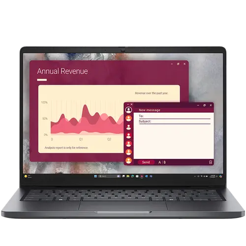 Dell Pro 14 (PC14250), Intel Core 5 120U(10C, 12T, 12MB, up to 5.0GHz), 14.0" FHD+(1920x1200) Non-Touch, 16GB(1x16GB) DDR5, 512GB M.2 SSD, Integrated Graphics, WiFi+BT, IR Cam+Mic, BG Backlit KBD, FPR, Ubuntu, 3Y ProSupport