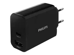 PHILIPS универсално зарядно устройство за 2 USB устройства