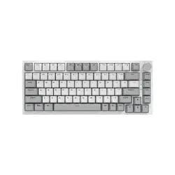 Ajazz геймърска механична клавиатура Gaming Mechanical Keyboard AK820 - AS Red Switch [Linear] (English US), Gray White, White Light