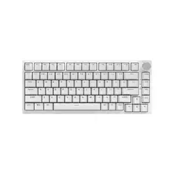 Ajazz геймърска механична клавиатура Gaming Mechanical Keyboard AK820 - Blue Switches [Tactile] (English US), White, Blue Light