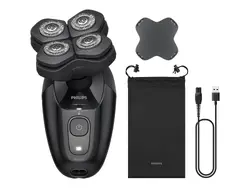 PHILIPS Електрическа самоpcъсначка за глава Pro Series 5000 сухо и мокро бръснене 360 гъвкава глава Системата за събиране на косми