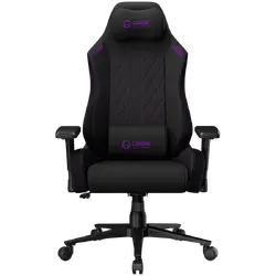 LORGAR CHA41, Ergonomic Gaming Chair Advanced, premium anti-stain fabric, Black/purple