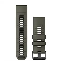 Garmin QuickFit® 26 Olive Drab/Black силиконова каишка 010-13393-12