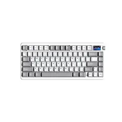 Aula геймърска механична клавиатура Wireless Gaming Mechanical Keyboard NOVA 75 - Star Vector Switch [Linear] (English US), White