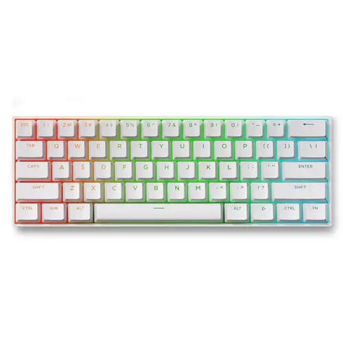 MCHOSE геймърска механична клавиатура Gaming Mechanical Keyboard Ace 60 Pro - 8K, TTC Uranus Magnetic Switch - Standard [Linear] (English US), White