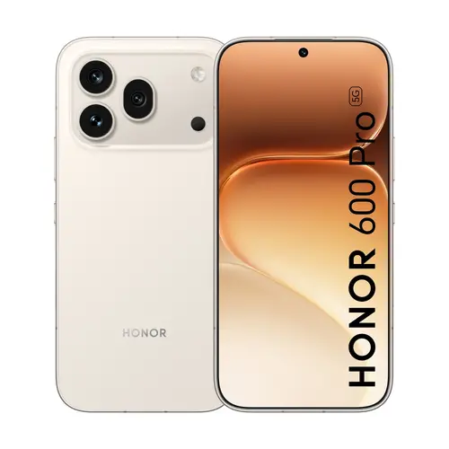 Мобилен телефон, Honor 600 Pro Golden White, 6.57" 120Hz Amoled straight display, 2728x1264, Qualcomm Snapdragon 8 Elite (2x4.32GHz+6x3.53GHz), 12GB, 512GB, 200+50+12MP/50MP, 6400mAh, Google Gemini,FPT, BT, USB Type-C,Android 16,  AI - powered MagicOS