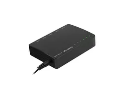 Комутатор, Lanberg Switch DSP2-1005-12V 5X 1Gb/S Unmanaged Gigabit Ethernet Desktop 12V
