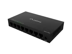 Комутатор, Lanberg switch DSM1-1008 8-port, 1GB/s 12V Metal case