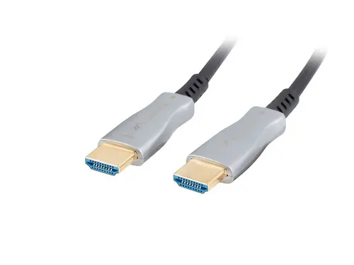 Кабел, Lanberg HDMI M/M v2.0 cable 20m optical black aoc