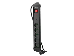 Разклонител, Lanberg Surge Protector SP1 5M 5 x French Outlets Black