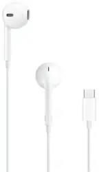 СЛУШАЛКИ APPLE EarPods - (USB-C) Headset Wired In-ear Calls/Music USB Type-C - White - PN MYQY3ZM