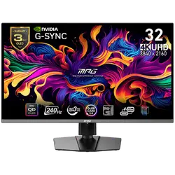 MSI MPG 321URX QD-OLED Gaming Monitor, 31.5