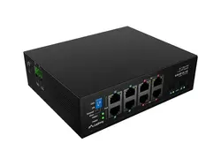 Комутатор, Lanberg Switch ILGE-8P-2S-120 POE 4 x BT 4 x AT 2 x SFP DIN Unmanagment Gigabit Ethernet