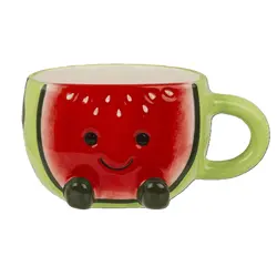 Керамична чаша  Kawaii Watermelon, 370 мл