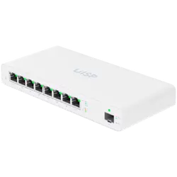 Ubiquity Switch (8) GbE RJ45 ports with 27V passive PoE output,1 SFP port