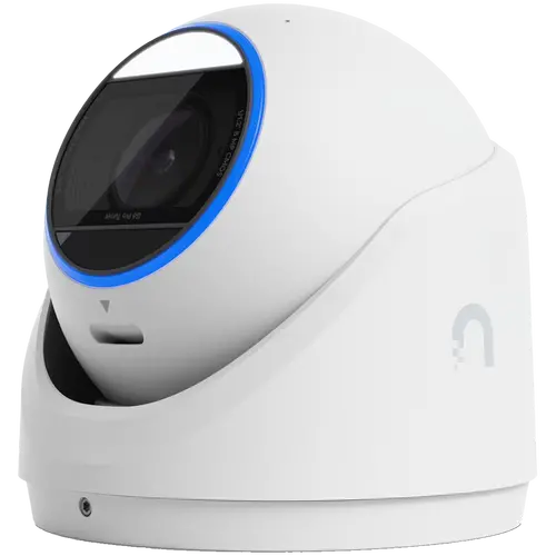 Ubiquiti UVC-G6-Pro-Turret-W All-weather tamper-resistant 4K PoE+ camera with a Multi-TOPS AI engine, 2.36x optical zoom, and a large 1/1.2" CMOS sensor for exceptional low-light clarity and long-range IR night vision