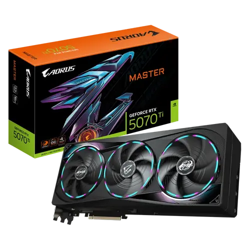Видео карта, GIGABYTE GB RTX5070TI AORUS MASTER 16G