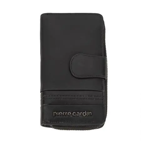 Дамско черно портмоне Pierre Cardin
