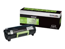LEXMARK 502XE toner cartridge black extra high capacity 10.000 pages 1-pack corporate