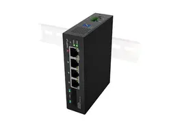 Комутатор, Lanberg Switch Light Industrial POE 1 x BT 3 x AT 2 x SFP DIN Unmanagment Gigabit Ethernet