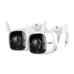 Външна охранителна WiFi камера TP-Link Tapo C310P2, 3MP - комплект от 2 броя
