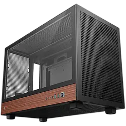 DeepCool CH260 WOOD, Mini Tower, Mini-ITX/Micro-ATX, 2xUSB3.0, 1xType-C Gen 2, 1xAudio, Mesh Panel, Black, 2Y, R-CH260-BKNWM0-G-1