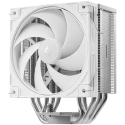 DeepCool AG400 G2 WH, CPU Air Cooler, 1x120mm PWM Fan, TDP 230W, 4 Heatpipes, White, LGA1851/1700, AMD AM5/AM4, 125x92x152 mm(LxWxH), 2Y, R-AG400-WHNPMG2-G