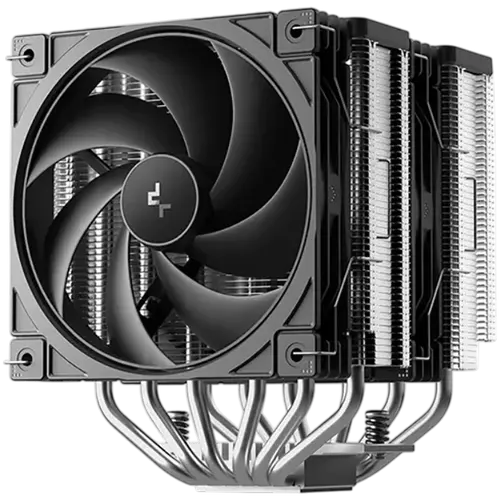 DeepCool AG620 G2, CPU Air Cooler, 2x120mm PWM Fan, TDP 270W, 6 Heatpipes, Black, LGA1851/1700, AMD AM5/AM4, 129x136x159 mm(LxWxH), 2Y, R-AG620-BKNPMG2-G