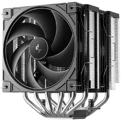 DeepCool AG620 G2, CPU Air Cooler, 2x120mm PWM Fan, TDP 270W, 6 Heatpipes, Black, LGA1851/1700, AMD AM5/AM4, 129x136x159 mm(LxWxH), 2Y, R-AG620-BKNPMG2-G