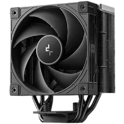 DeepCool AK400 G2, CPU Air Cooler, 1x120mm PWM Fan, Wooden Top Cover, TDP 240W, 4 Heatpipes, Black, LGA1851/1700, AMD AM5/AM4, 132x92x156 mm(LxWxH), 3Y, R-AK400G2-BKNNMN-GJD