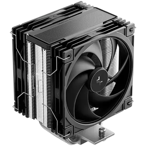 DeepCool AG400 G2 PLUS, CPU Air Cooler, 2x120mm PWM Fan, TDP 230W, 4 Heatpipes, Black, LGA1851/1700, AMD AM5/AM4, 125x107x152 mm(LxWxH), 2Y, R-AG400-BKNPMG2-G-1