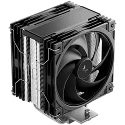 DeepCool AG400 G2 PLUS, CPU Air Cooler, 2x120mm PWM Fan, TDP 230W, 4 Heatpipes, Black, LGA1851/1700, AMD AM5/AM4, 125x107x152 mm(LxWxH), 2Y, R-AG400-BKNPMG2-G-1