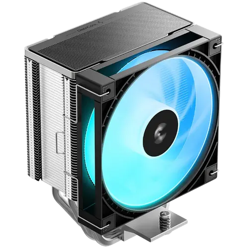 DeepCool AG600 ARGB, CPU Air Cooler, 1x120mm PWM ARGB Fan, TDP 260W, 6 Heatpipes, Black, LGA1851/1700, AMD AM5/AM4, 125x92x150 mm(LxWxH), 2Y, R-AG600-BKAMMG2-G
