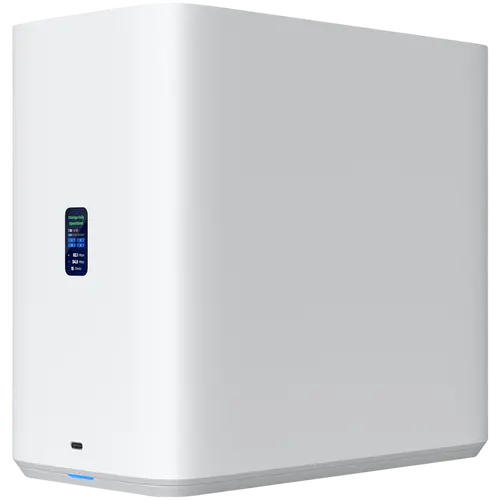 Ubiquiti UniFi UNAS-4-W-EU Network Attached Storage with (4) 2.5/3.5" HDD bays, (2) M.2 NVMe SSD cache slots, 2.5 GbE networking, USB-C connectivity, and an included PoE+++ adapter, all in a compact footprint Ubiquiti UniFi UNAS-4-W-EU Network Attached Storage with (4) 2.5/3.5" HDD bays, (2) M.2 NVMe SSD cache slots, 2.5 GbE networking, USB-C connectivity, and an included PoE+++ adapter, all in a compact footprint