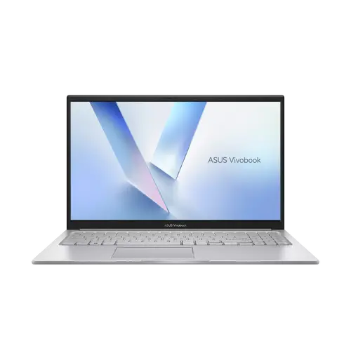 Лаптоп, Asus Vivobook X1504MA-BQ058NA,INTEL WCL Core 5, 15.6" FHD,(1920x1080),16GB DDR5 , SSD 512GB, Chiclet Keyboard with Num-key,No OS, Cool Silver, no adapter, US international