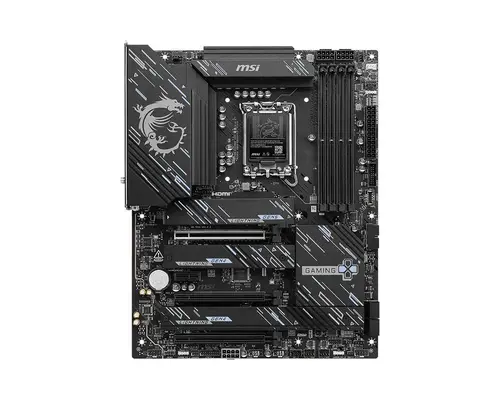 MSI Z890 GAMING PLUS WIFI6E, LGA 1851, Dual Channel DDR5 up to 9200(OC)MHz, 3x PCIe x16 slots, 4x M.2 slot, 4x USB 2.0, 2x USB 3.2 Gen 1, 1x USB 3.2 Gen 2, 1x USB 3.2 Gen 2 Type-C, 1x HDMI, 1x DP, 5Gbps LAN, WIFI6E, 7.1 Audio, 3Y
