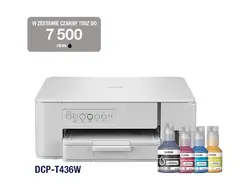BROTHER DCPT436WYJ1 Color Inkjet A4 MFP Ink Tank System 16/9ipm Wireless AirPrint White