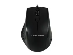 МИШКА LC POWER M710B USB - Оптична / Optical - USB - 800 dpi - Black - PN LC-M710B