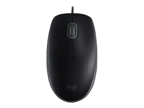 МИШКА LOGITECH B110 SILENT USB - Type-A - Оптична / Optical - 1000 dpi -  Black - PN 910-005508