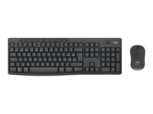 КОМПЛЕКТ МИШКА + КЛАВИАТУРА LOGITECH MK370 - Wireless / Безжична - QWERTY - US - БЕЗ БДС КИРИЛИЗАЦИЯ (WITHOUT BDS CYRILLIC) - Graphite - PN 920-012077