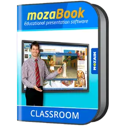 mozaBook CLASSROOM, interactive educational software for teachers, 1 year