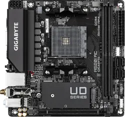 Дънна платка GIGABYTE A520I AC WIFI, Socket AM4, Mini-ITX