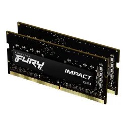 Памет Kingston Fury Impact 32GB(2x16GB) SODIMM DDR4 3200MHz CL20 16Gbit - KF432S20IBK2/32