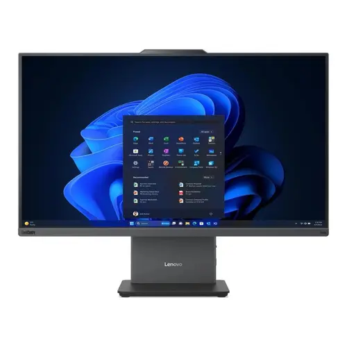 Настолен компютър - всичко в едно, Lenovo ThinkCentre neo 50a 24 G6 AIO Intel Core Ultra 7 256V, 8C (up to 4.8GHz, 12MB), 16GB LPDDR5X-8533, 512GB SSD, 23.8" FHD (1920x1080) IPS AG, Integrated Intel Arc Graphics, 5MP, WLAN, BT, KB, Mouse, Luna Grey, Monitor Stand, DOS, 3Y Onsite