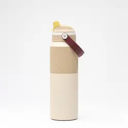 Бутилка за вода двустенна, 1000 мл, Kambukka Dupla Insulated, без ВРА, Desert Sand