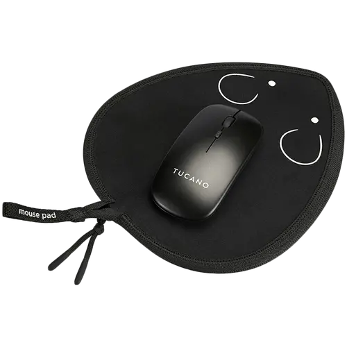 TOPO MOUSE PAD + WIRELESS MOUSE BLACK