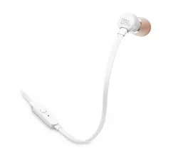 Слушалки, JBL T110 WHT In-ear headphones